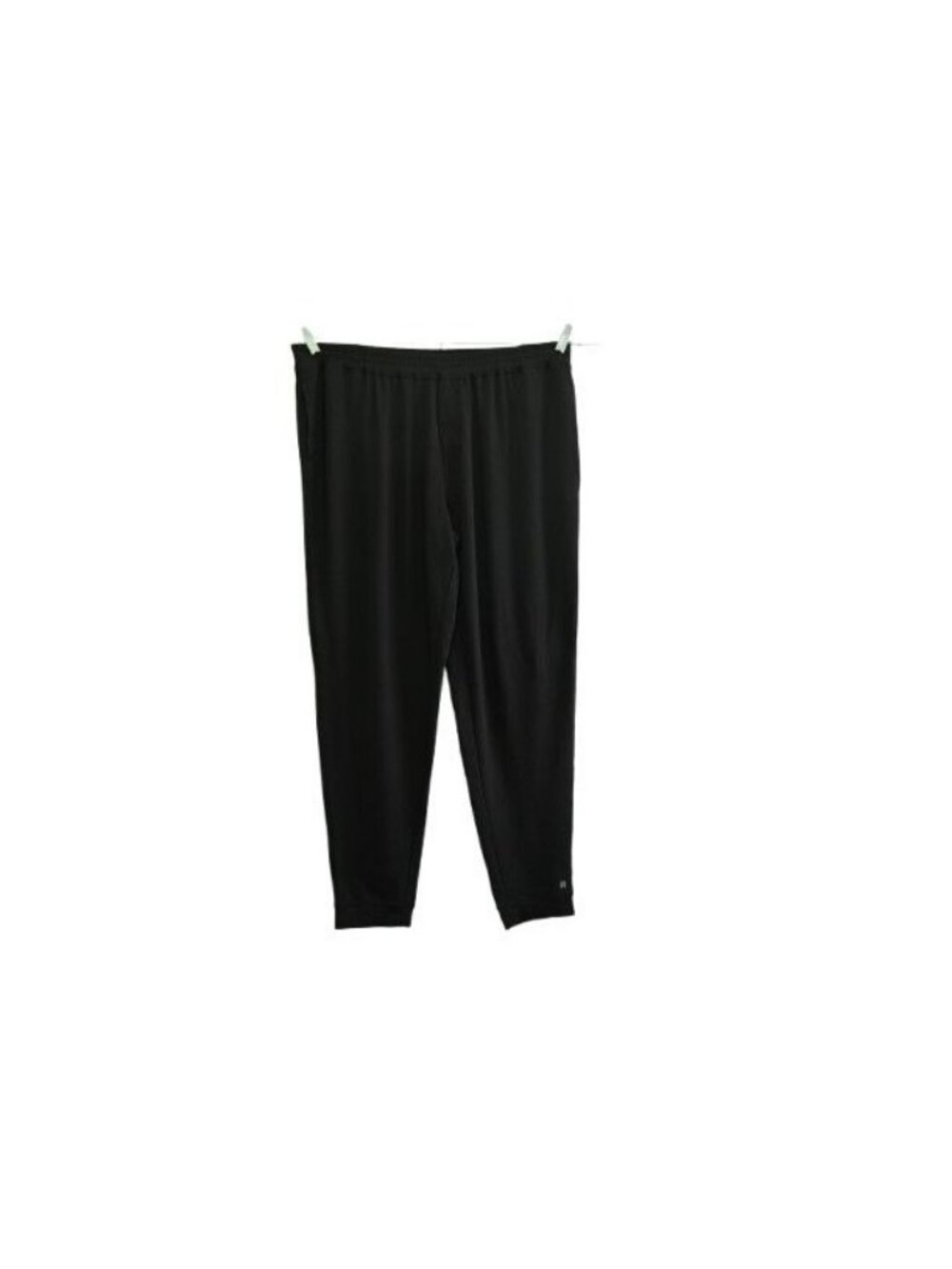 Hue Black Jogger Pants Soft Stretch Lounge Athleisure Casual Women Sz 1X